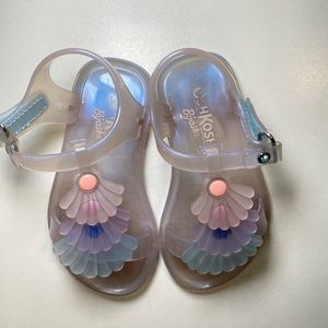 Oshkosh Bgosh Blue Toddler Girl Sandals - Size 7 - Gently Used